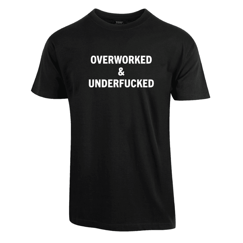 Overworked Cotton Tee