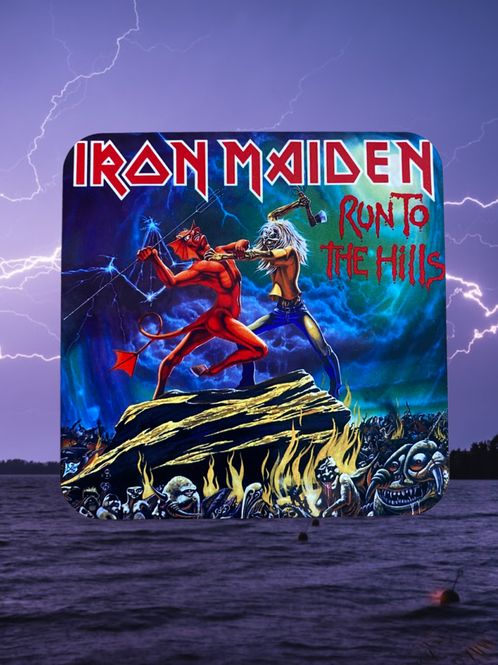 Hovedbilde Iron Maiden Run To The Hills Glassbrikke