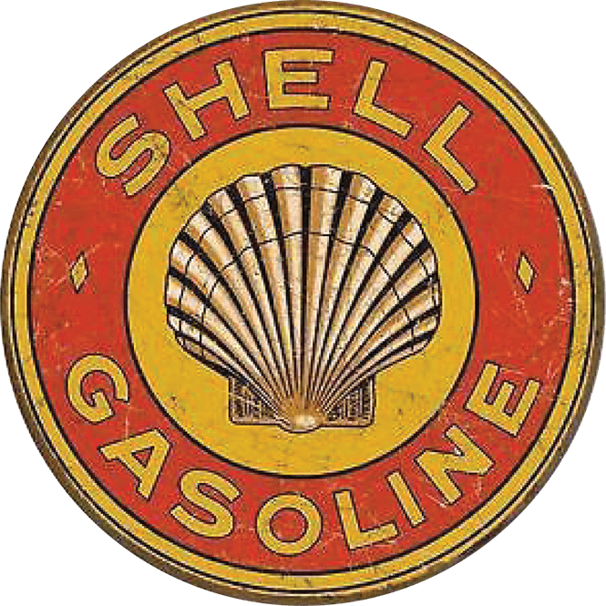 Hovedbilde Shell Gasoline Glassbrikke