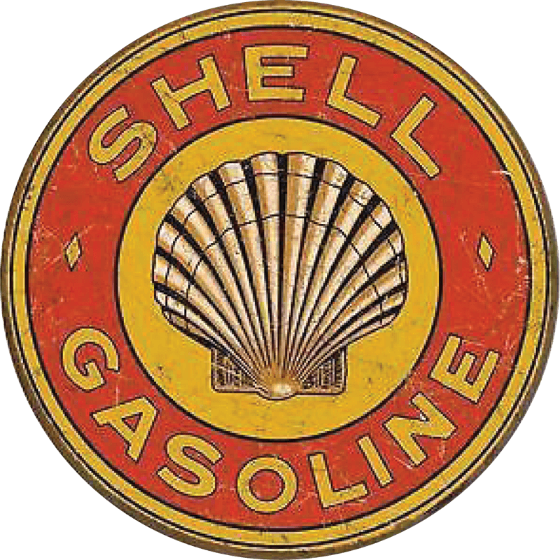 Shell Gasoline Glassbrikke