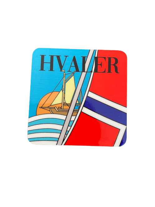 Hovedbilde  Hvaler Kjølesjapsmagnet Flagg Enkel