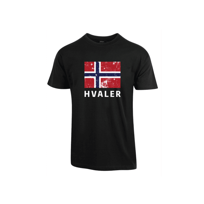 Hovedbilde Hvaler T-skjorte Sort