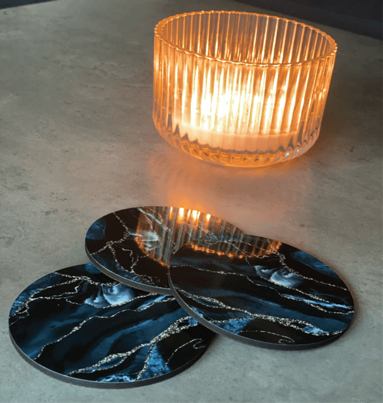Marmor Glassbrikke