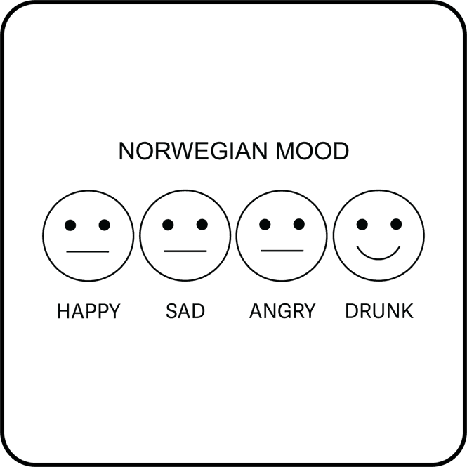 Hovedbilde Norwegian Mood Firkantet Glassbrikke