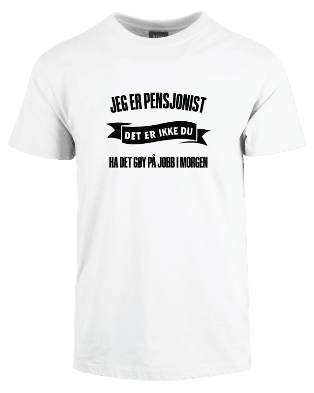 Pensjonist T-skjorte