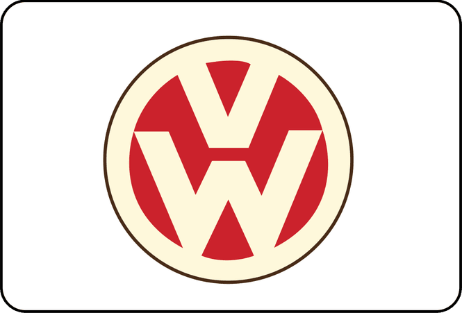 Hovedbilde VW Rund Logo Musematte