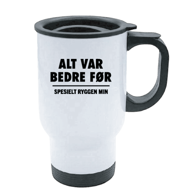 Hovedbilde Vondt i Ryggen Travel Mug