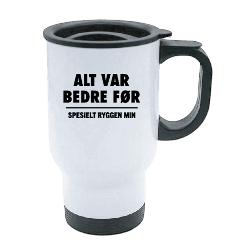 Vondt i Ryggen Travel Mug